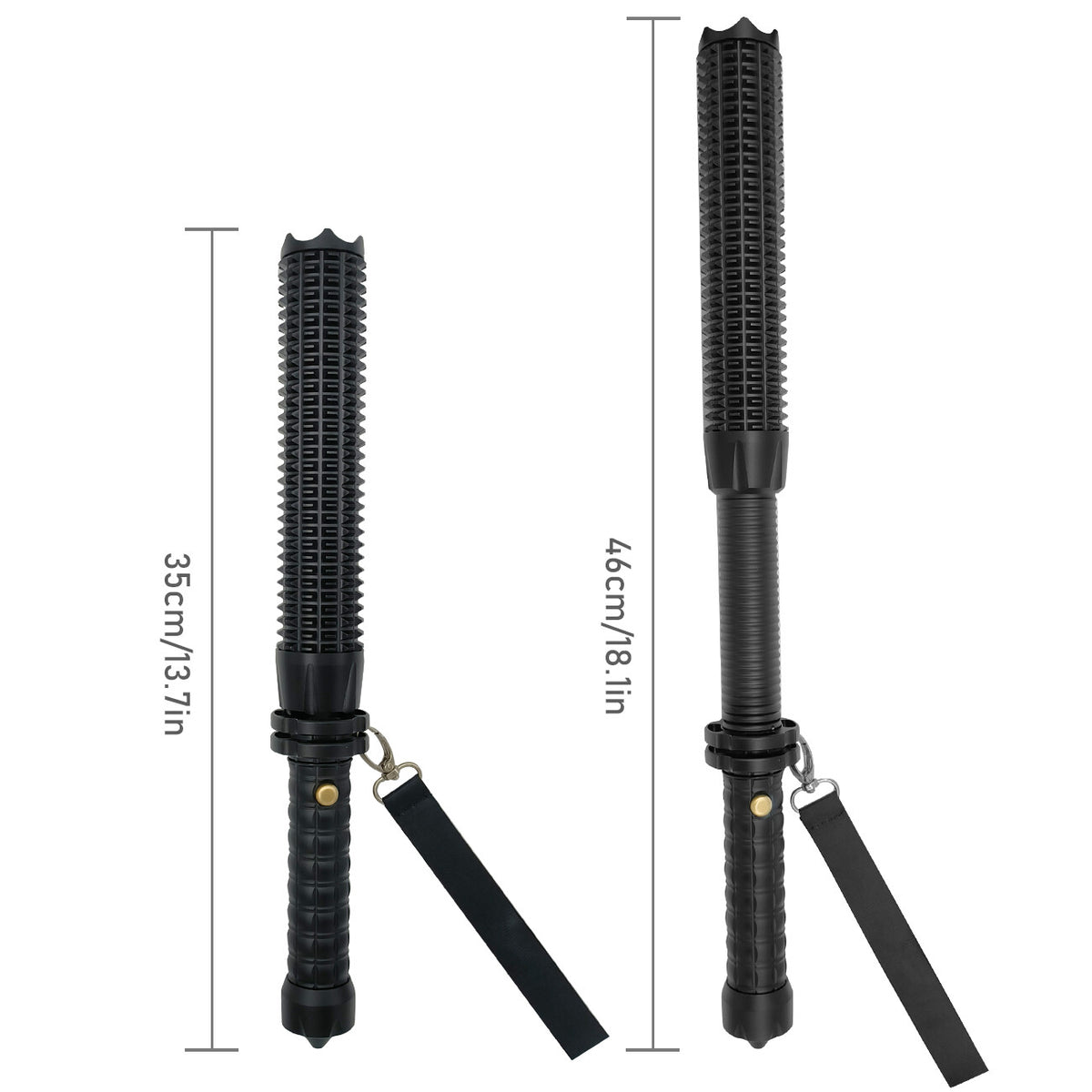 Baseball LED Flashlight Zoom Rechargeable Torch Spotlight Emergency Security Work Light 3 Lighting Modes