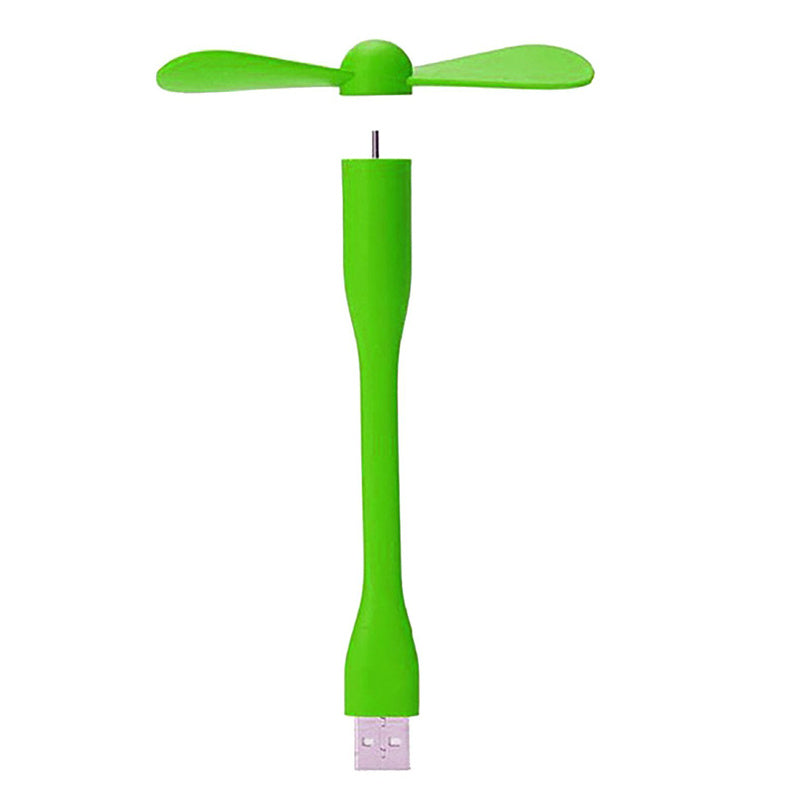 Mini USB Fan Bamboo Dragonfly Bendable Small Electric Fan,