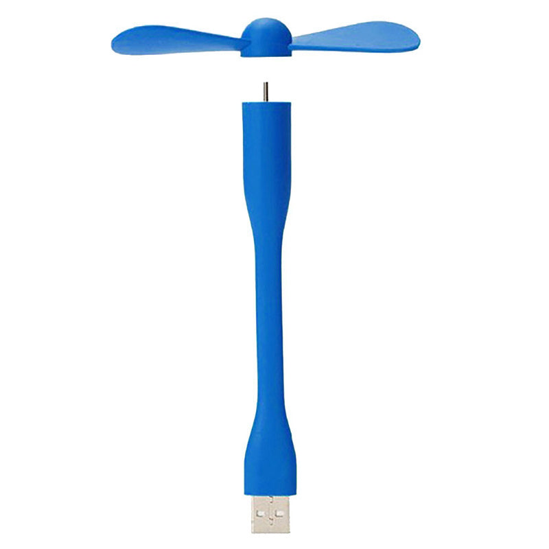 Mini USB Fan Bamboo Dragonfly Bendable Small Electric Fan,