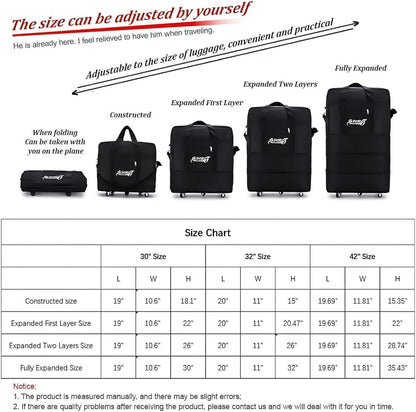 42 Extra Large Lightweight Luggage Trolley Suitcase Travel Bag Handbag BAG NEW