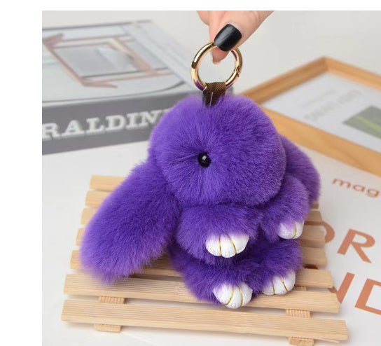 Fashionable Cotton Cute Rabbit Keychain Pendant