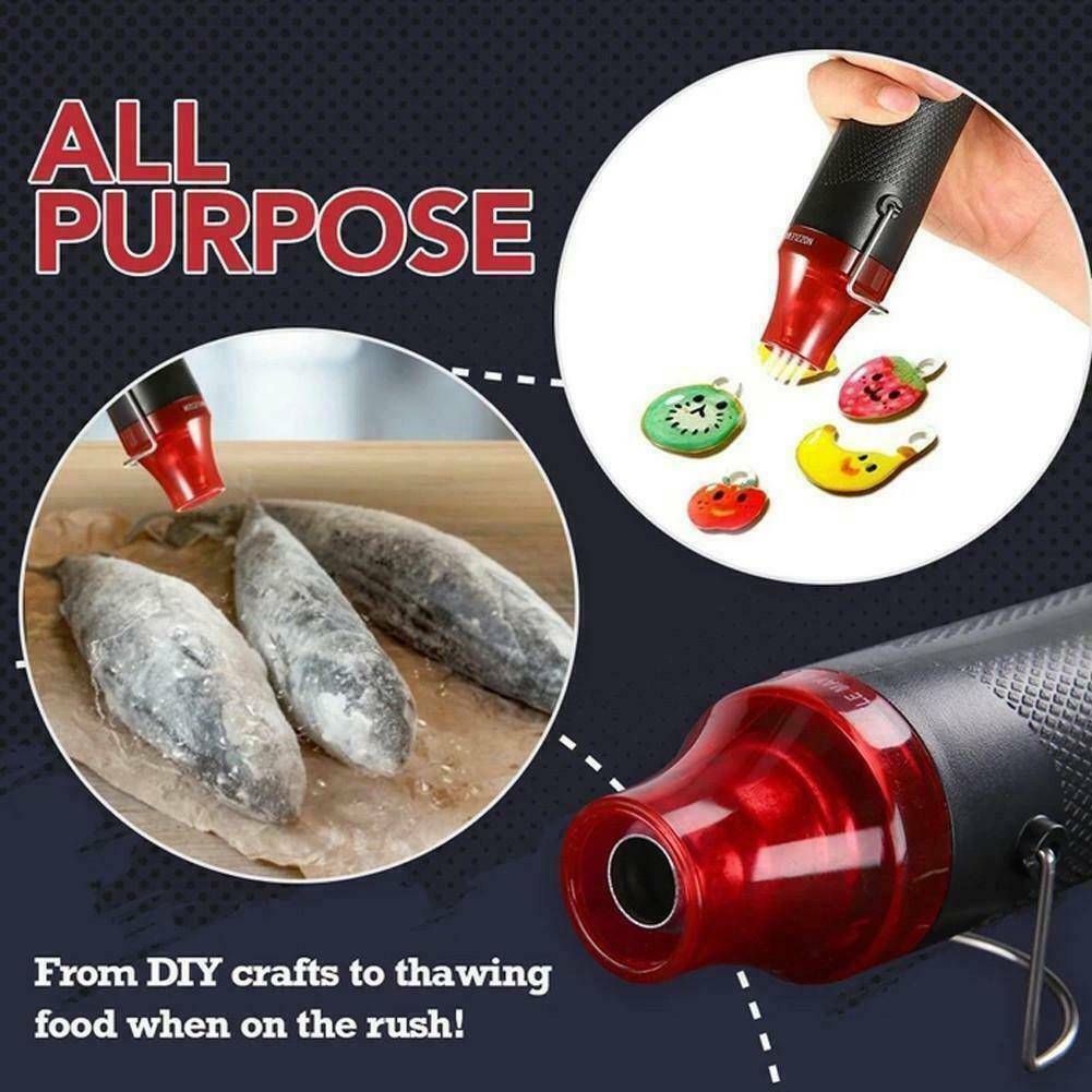 300W Handheld Hot Air Gun Portable Mini Heat Gun For DIY Crafts Shrink Wrapping