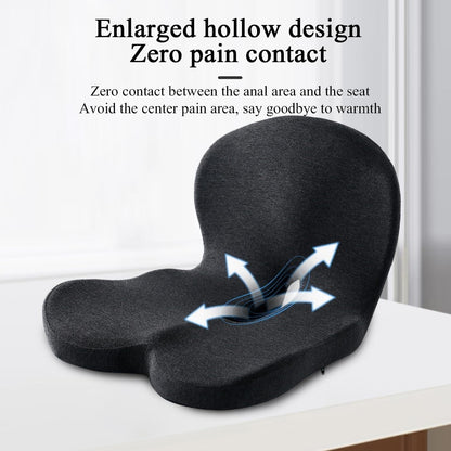 Memory Foam Lumbar Support Cushion Back Pain Relief For Office Chair Car Seat