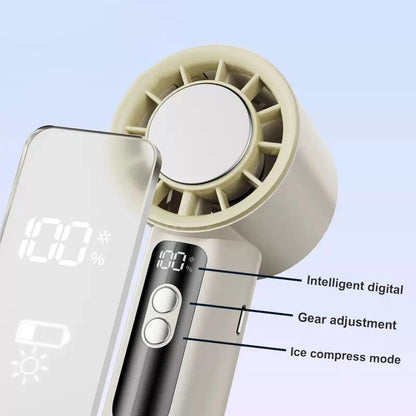 USB Handheld Fan Rechargeable Portable Mini Hand Held Small Fans Cooler