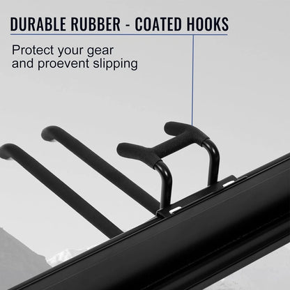 NEW 3x Garage Garden Tool Holder Storage Rack Shed Wall Mounted Organiser Long Hooks
