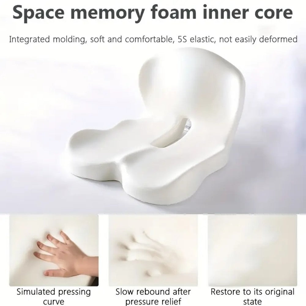 Memory Foam Lumbar Support Cushion Back Pain Relief For Office Chair Car Seat