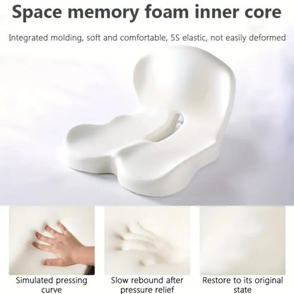 Memory Foam Lumbar Support Cushion Back Pain Relief For Office Chair Car Seat