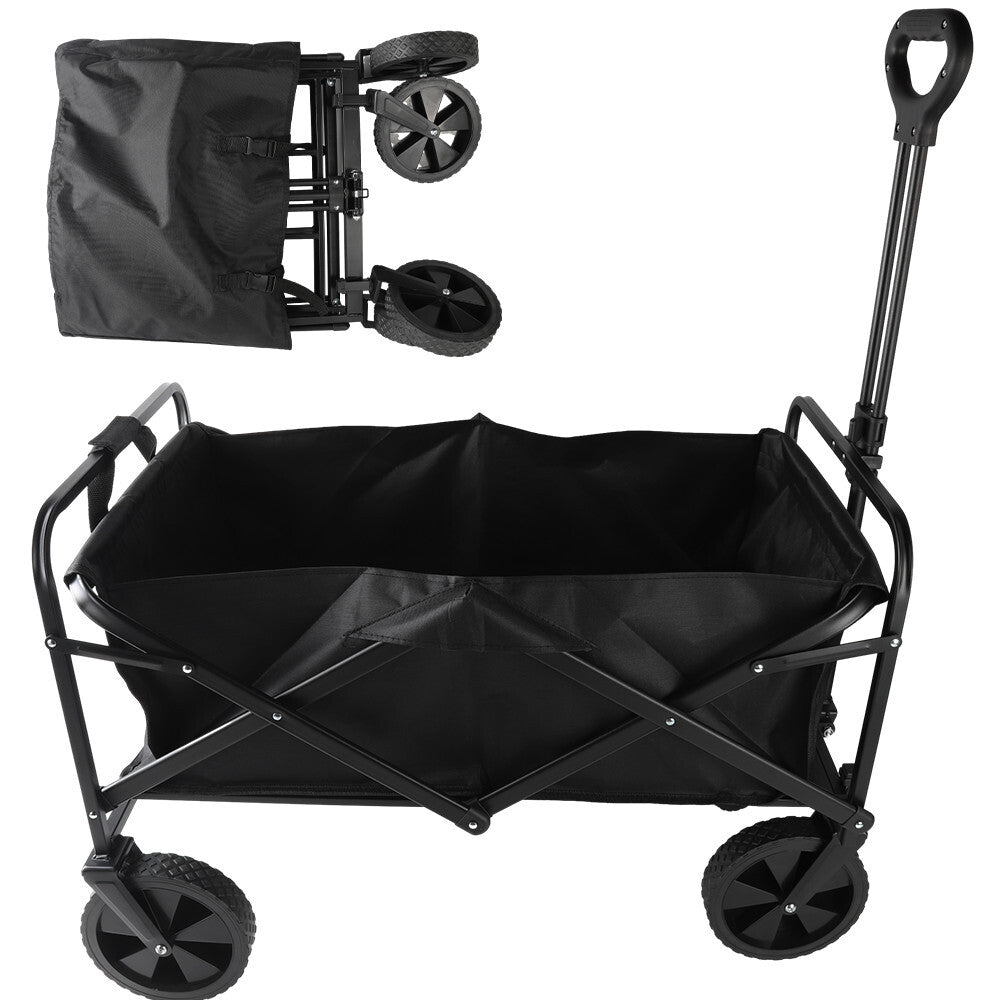 Heavy Duty Foldable Camping Outdoor Garden Trolley Cart Wagon Truck Wheelbarrow