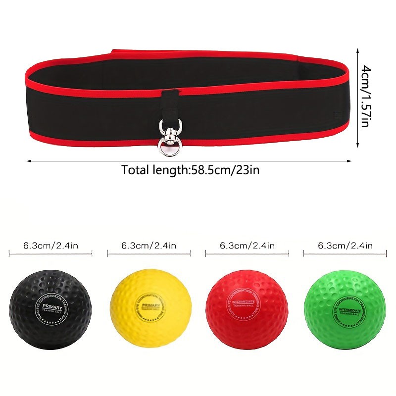 Boxbollen Boxing Fight Ball Punch Exercise Head Band Reflex Speed Training