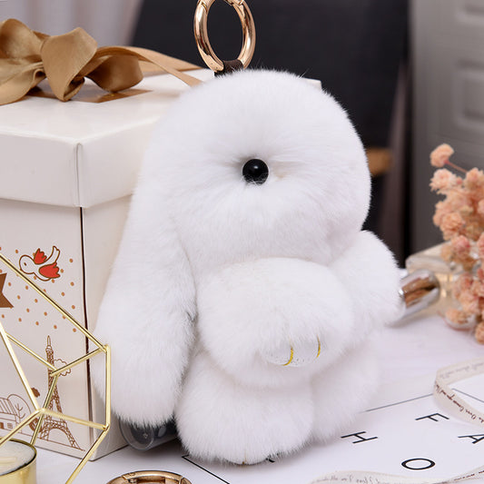 Fashionable Cotton Cute Rabbit Keychain Pendant