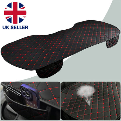 Car PU Leather Rear Back Seat Cover Universal Pad Mat Chair Protector Cushion UK