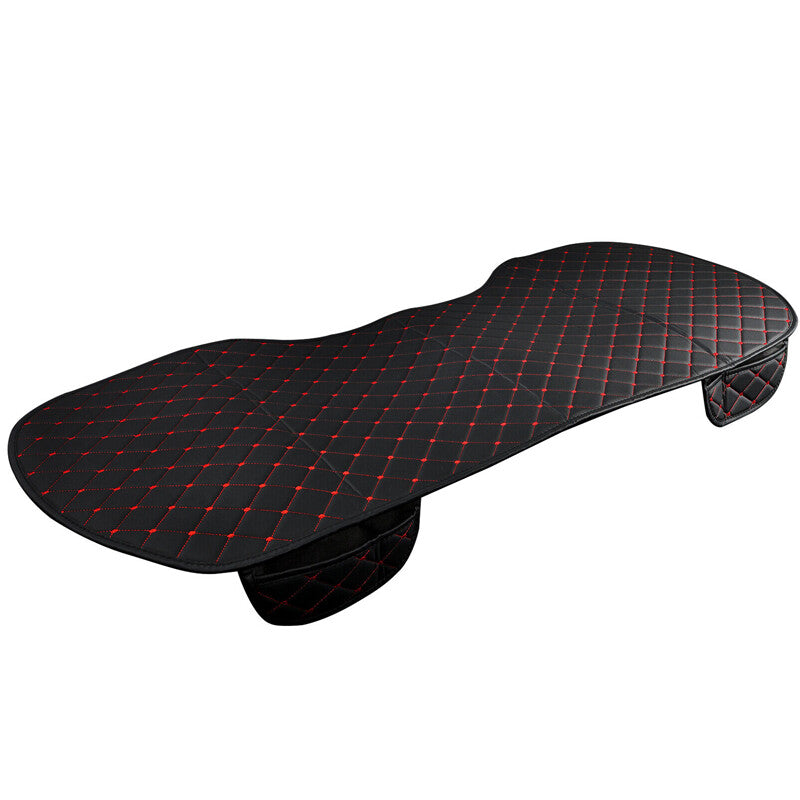 Car PU Leather Rear Back Seat Cover Universal Pad Mat Chair Protector Cushion UK