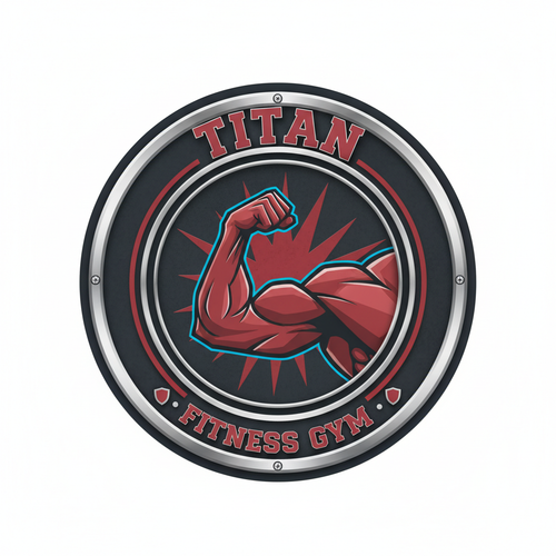 Bold Strength Emblem Logo