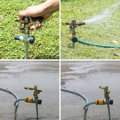 360  Rotating Water Sprayer Garden Lawn Farm Watering Irrigation Sprinkler UK