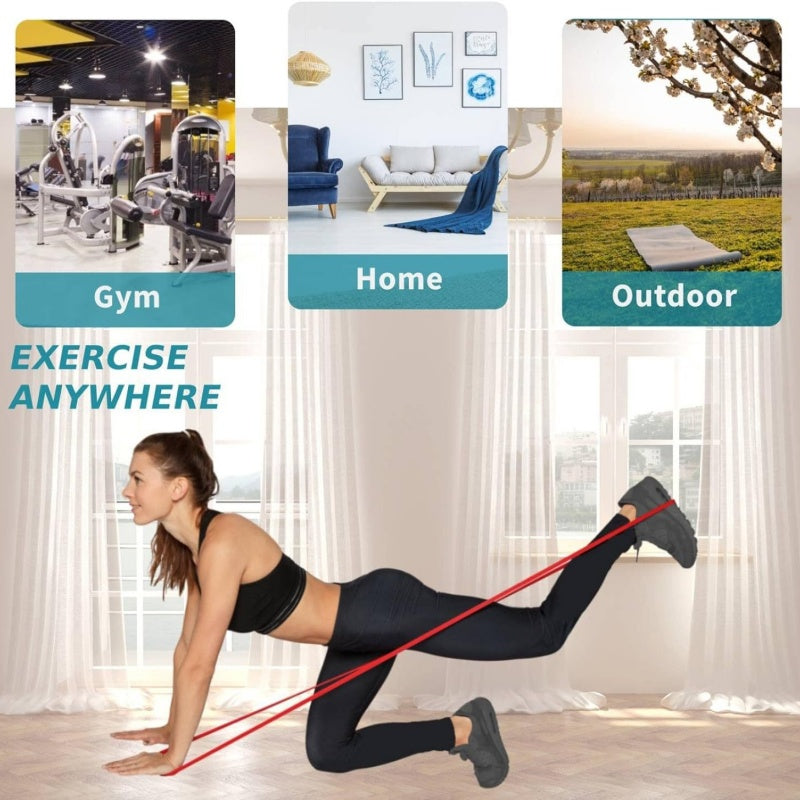Resistance Bands Heavy Duty Set Gym Exercise Assisted Pull Up Fitness Workout