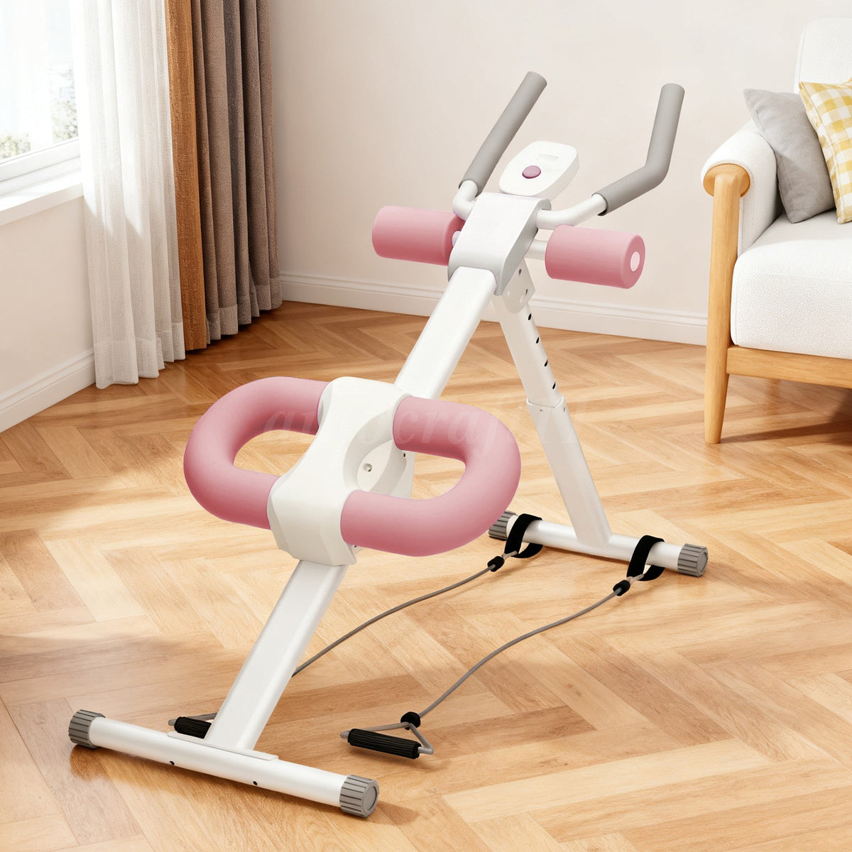 Ab Machine Abdominal Exercise Cruncher Trainer Body Shaper Gym Equipment Trainer