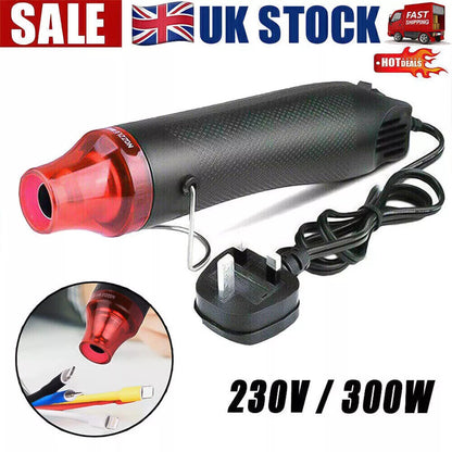 300W Handheld Hot Air Gun Portable Mini Heat Gun For DIY Crafts Shrink Wrapping