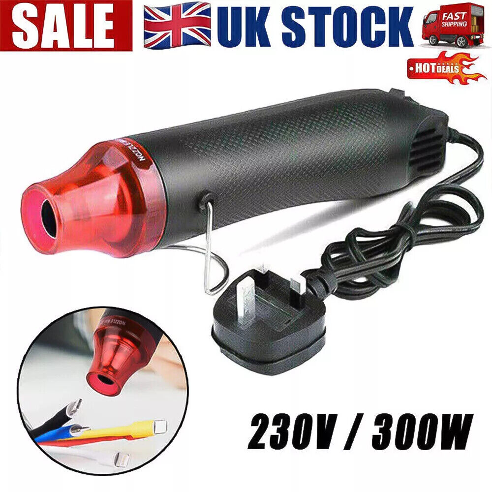 300W Handheld Hot Air Gun Portable Mini Heat Gun For DIY Crafts Shrink Wrapping