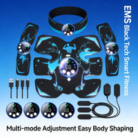 EMS Abdominal Muscle Toning Trainer ABS Stimulator AB Hip Arm Toner Fitness Belt