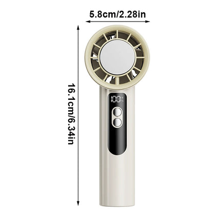USB Handheld Fan Rechargeable Portable Mini Hand Held Small Fans Cooler