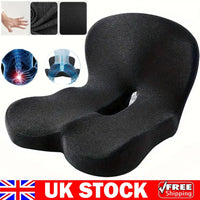 Memory Foam Lumbar Support Cushion Back Pain Relief For Office Chair Car Seat